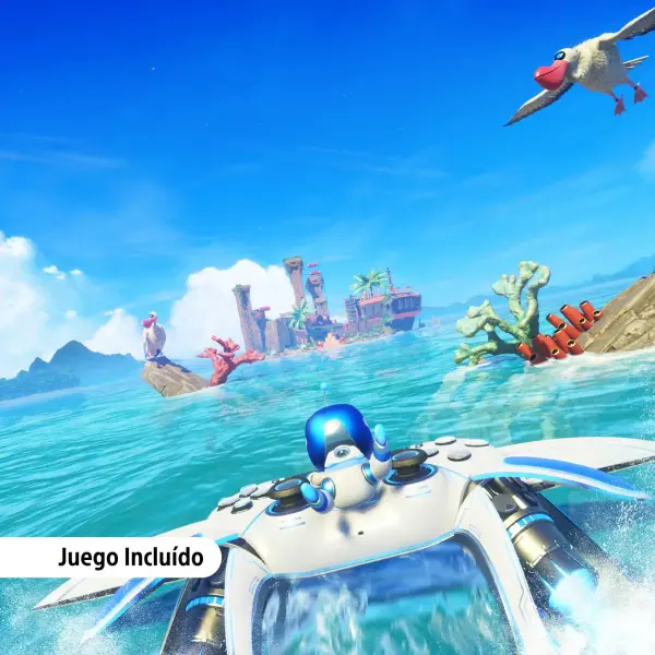 Consola Playstation 5 Slim Estandar - Gt7 + Astro Bot Blanco