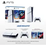 Consola Playstation 5 Slim Estandar - Gt7 + Astro Bot Blanco